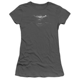 Batman v Superman Bw Logo - Juniors T-Shirt Juniors T-Shirt Batman   