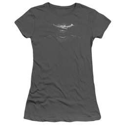 Batman v Superman Bw Logo - Juniors T-Shirt Juniors T-Shirt Batman   