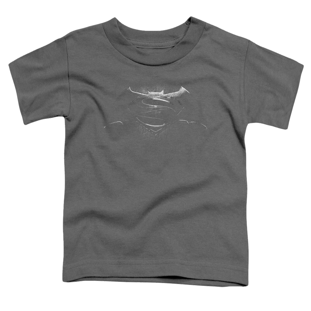 Batman v Superman Bw Logo - Kid's T-Shirt Kid's T-Shirt (Ages 4-7) Batman   