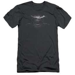 Batman v Superman Bw Logo - Men's Slim Fit T-Shirt Men's Slim Fit T-Shirt Batman   