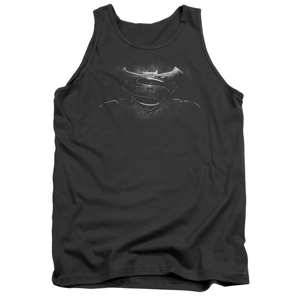 Batman v Superman Bw Logo - Men's Tank Top Men's Tank Batman   