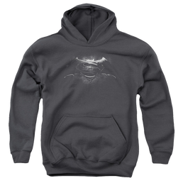 Batman v Superman Bw Logo - Youth Hoodie Youth Hoodie (Ages 8-12) Batman   