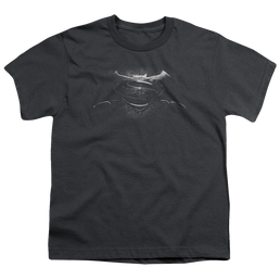 Batman v Superman Bw Logo - Youth T-Shirt Youth T-Shirt (Ages 8-12) Batman   
