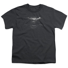 Batman v Superman Bw Logo - Youth T-Shirt Youth T-Shirt (Ages 8-12) Batman   
