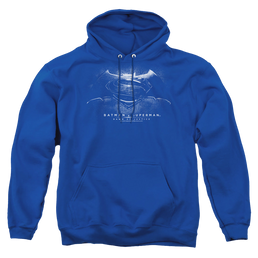 Batman v Superman Bw Logo - Pullover Hoodie Pullover Hoodie Batman   