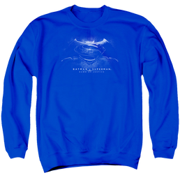 Batman v Superman Bw Logo - Men's Crewneck Sweatshirt Men's Crewneck Sweatshirt Batman   