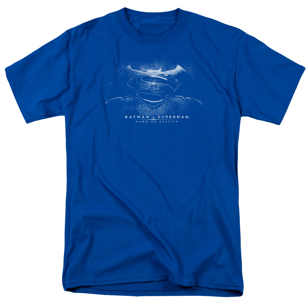 Batman v Superman Bw Logo - Men's Regular Fit T-Shirt Men's Regular Fit T-Shirt Batman   