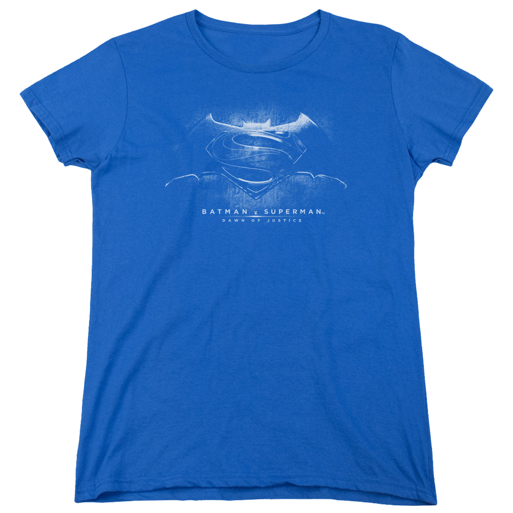 Batman v Superman Bw Logo - Women's T-Shirt Women's T-Shirt Batman   