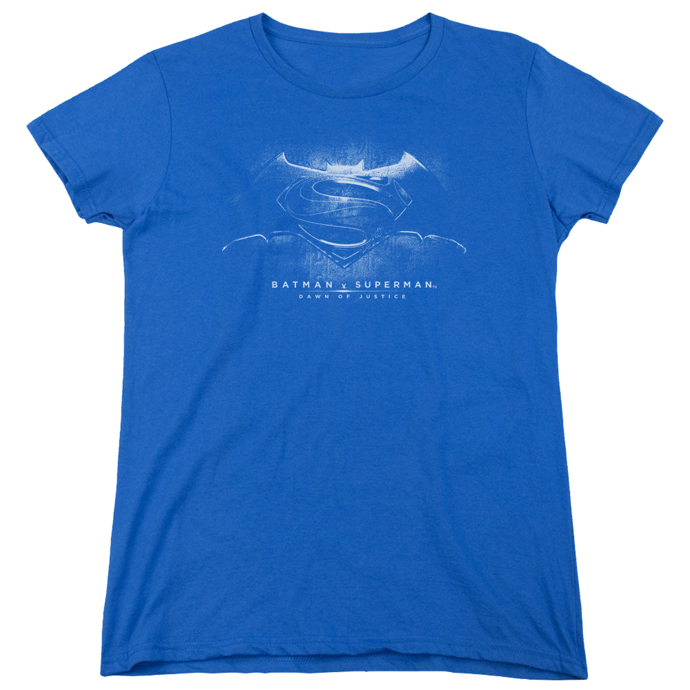 Batman v Superman Bw Logo - Women's T-Shirt Women's T-Shirt Batman   