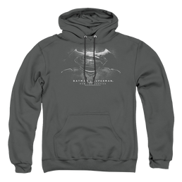 Batman v Superman Bw Logo - Pullover Hoodie Pullover Hoodie Batman   