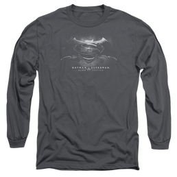 Batman v Superman Bw Logo - Men's Long Sleeve T-Shirt Men's Long Sleeve T-Shirt Batman   