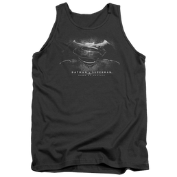 Batman v Superman Bw Logo - Men's Tank Top Men's Tank Batman   