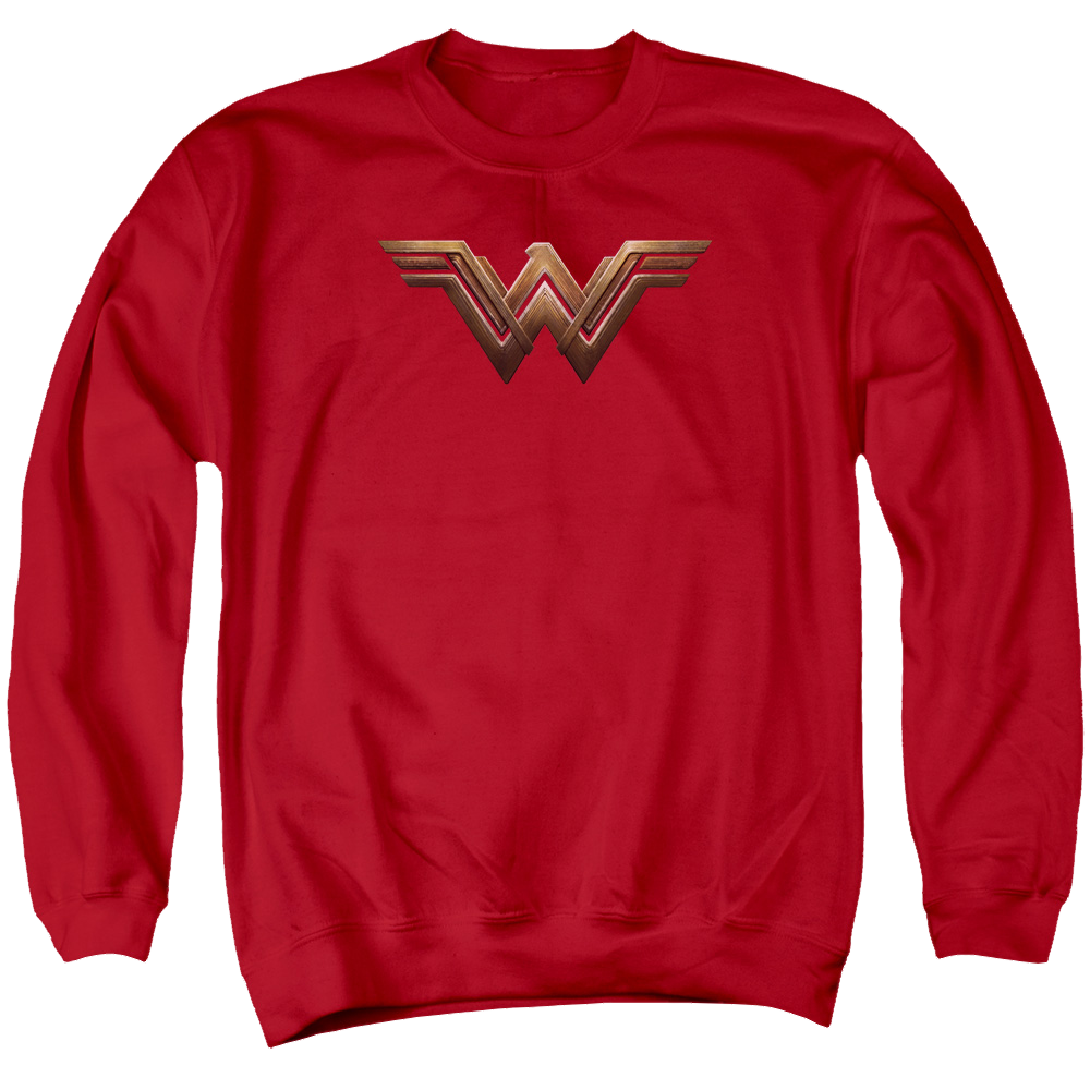 Batman v Superman Ww Shield - Men's Crewneck Sweatshirt Men's Crewneck Sweatshirt Batman   