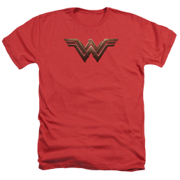 Batman v Superman Ww Shield - Men's Heather T-Shirt Men's Heather T-Shirt Batman   