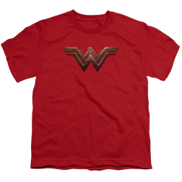 Batman v Superman Ww Shield - Youth T-Shirt Youth T-Shirt (Ages 8-12) Batman   