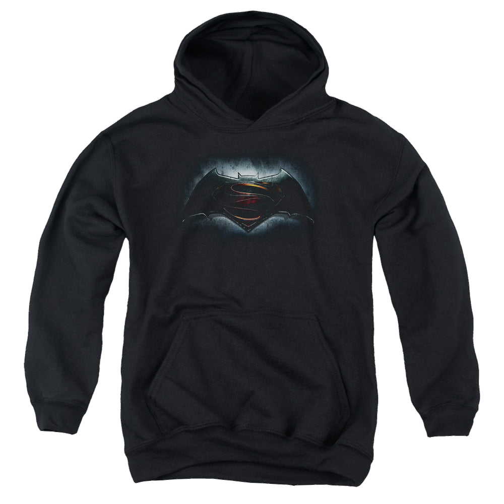 Batman v Superman Logo - Youth Hoodie Youth Hoodie (Ages 8-12) Batman   