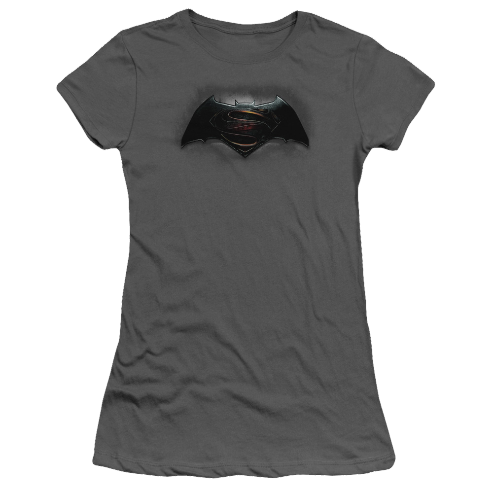 Batman v Superman Logo - Juniors T-Shirt Juniors T-Shirt Batman   