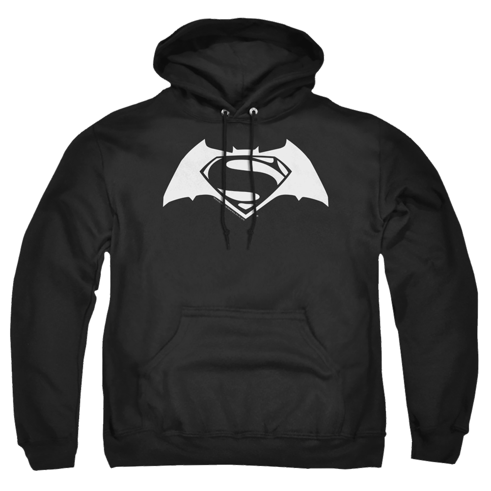 Batman v Superman Simple Logo - Pullover Hoodie Pullover Hoodie Batman   