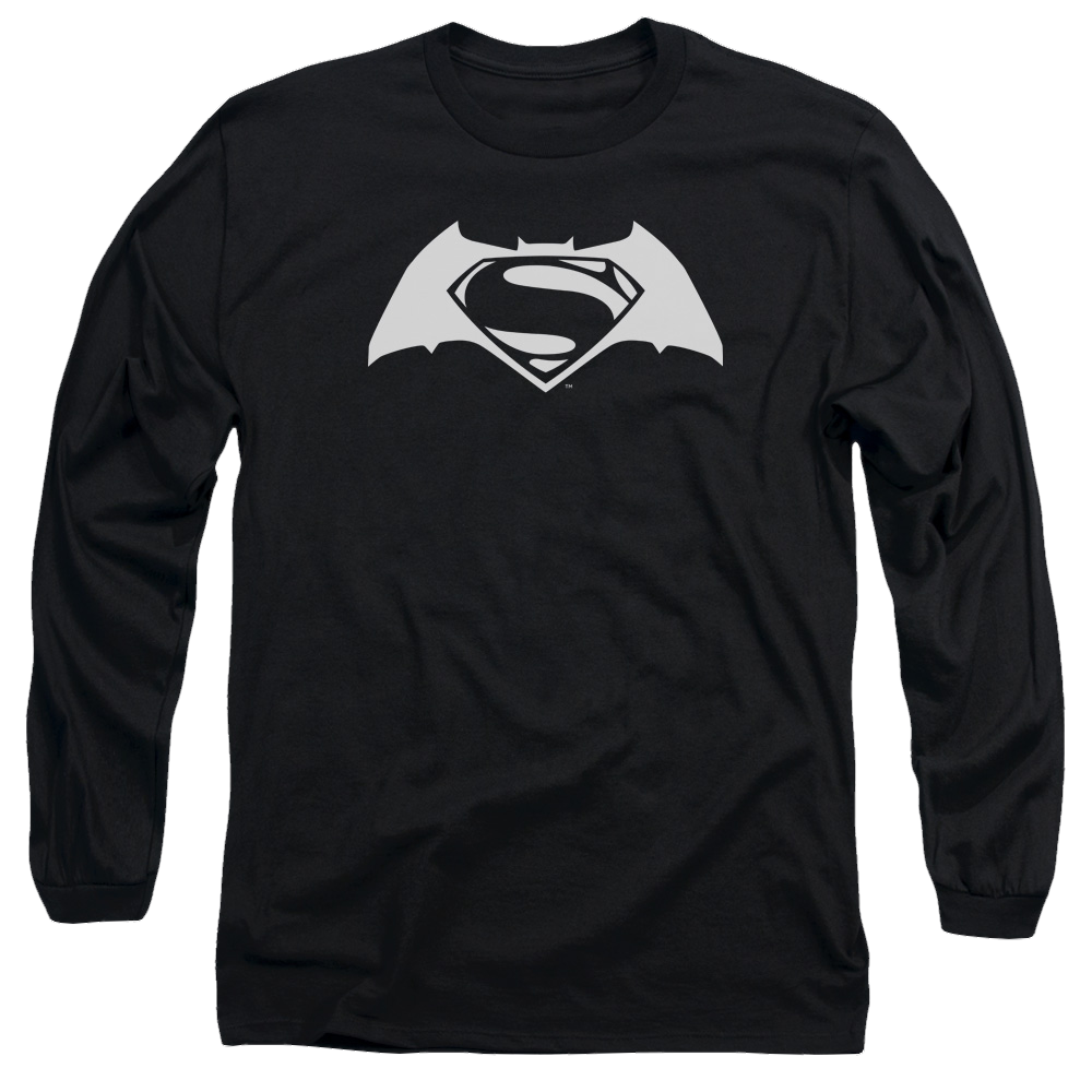 Batman v Superman Simple Logo - Men's Long Sleeve T-Shirt Men's Long Sleeve T-Shirt Batman   