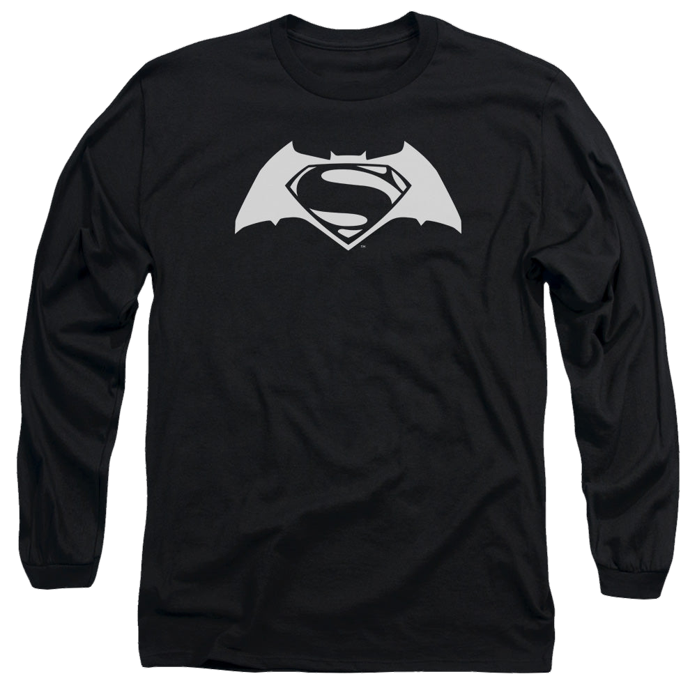 Batman v Superman Simple Logo - Men's Long Sleeve T-Shirt Men's Long Sleeve T-Shirt Batman   