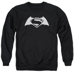 Batman v Superman Simple Logo - Men's Crewneck Sweatshirt Men's Crewneck Sweatshirt Batman   
