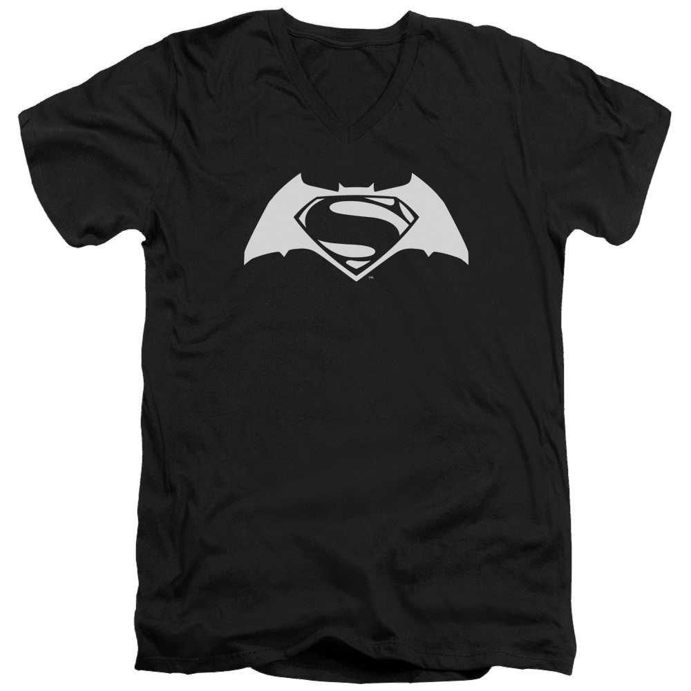 Batman v Superman Simple Logo - Men's V-Neck T-Shirt Men's V-Neck T-Shirt Batman   