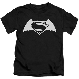 Batman v Superman Simple Logo - Kid's T-Shirt Kid's T-Shirt (Ages 4-7) Batman   