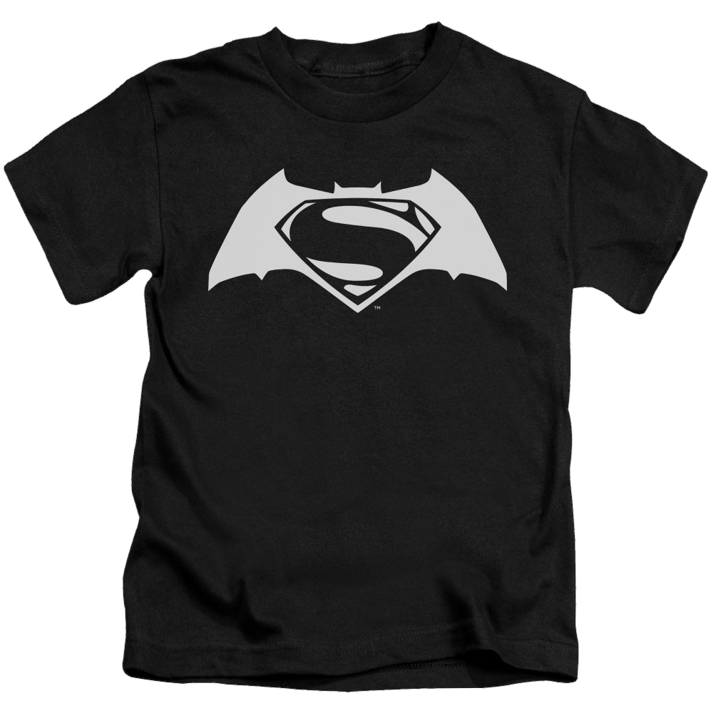 Batman v Superman Simple Logo - Kid's T-Shirt Kid's T-Shirt (Ages 4-7) Batman   