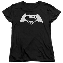 Batman v Superman Simple Logo - Women's T-Shirt Women's T-Shirt Batman   