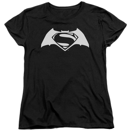 Batman v Superman Simple Logo - Women's T-Shirt Women's T-Shirt Batman   