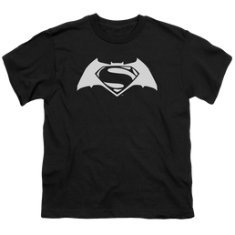 Batman v Superman Simple Logo - Youth T-Shirt Youth T-Shirt (Ages 8-12) Batman   