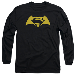 Batman v Superman Simple Logo - Men's Long Sleeve T-Shirt Men's Long Sleeve T-Shirt Batman   
