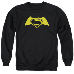 Batman v Superman Simple Logo - Men's Crewneck Sweatshirt Men's Crewneck Sweatshirt Batman   