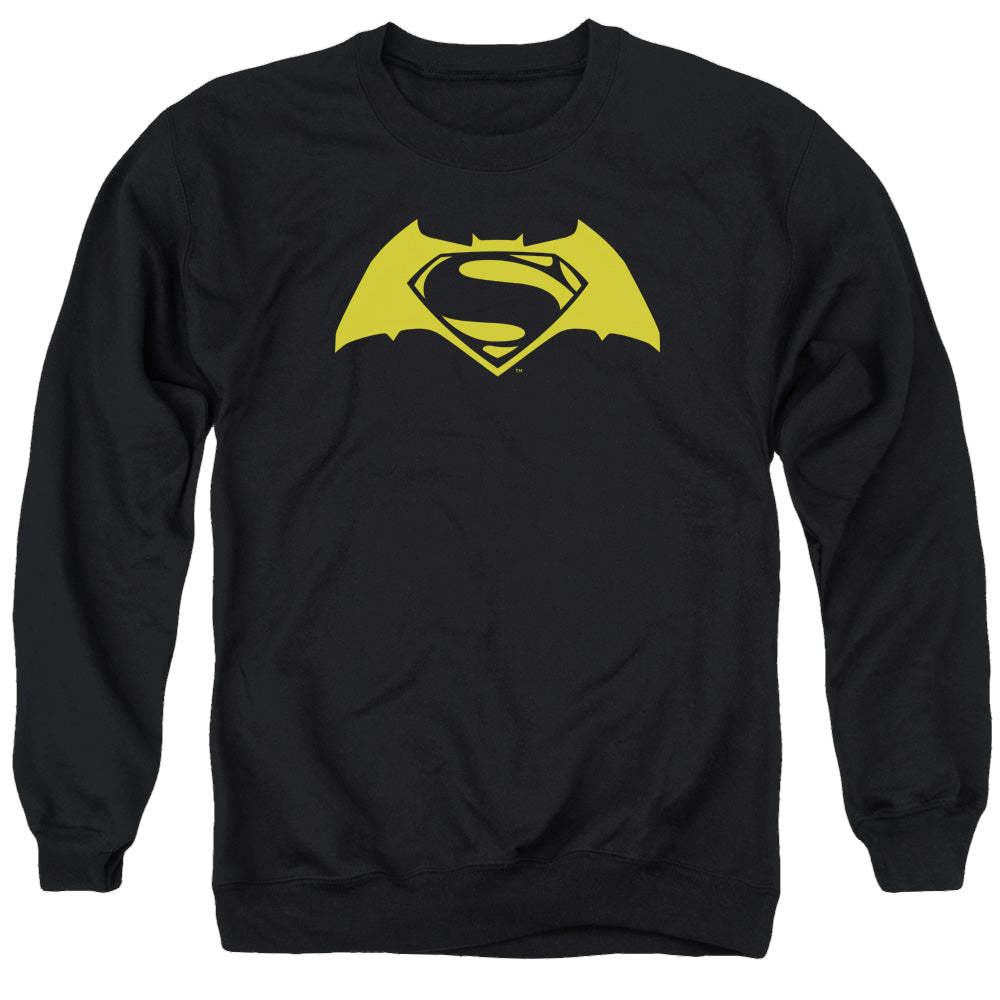 Batman v Superman Simple Logo - Men's Crewneck Sweatshirt Men's Crewneck Sweatshirt Batman   