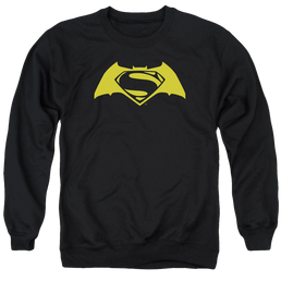 Batman v Superman Simple Logo - Men's Crewneck Sweatshirt Men's Crewneck Sweatshirt Batman   