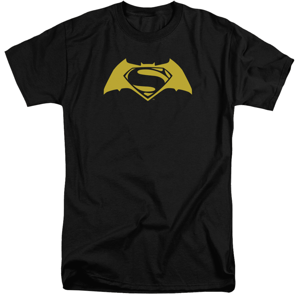 Batman v Superman Simple Logo - Men's Tall Fit T-Shirt Men's Tall Fit T-Shirt Batman   