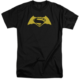 Batman v Superman Simple Logo - Men's Tall Fit T-Shirt Men's Tall Fit T-Shirt Batman   