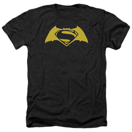 Batman v Superman Simple Logo - Men's Heather T-Shirt Men's Heather T-Shirt Batman   