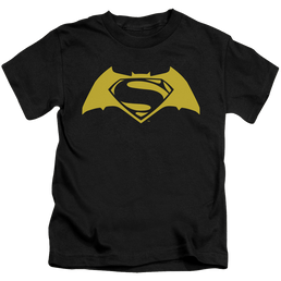 Batman v Superman Simple Logo - Kid's T-Shirt Kid's T-Shirt (Ages 4-7) Batman   