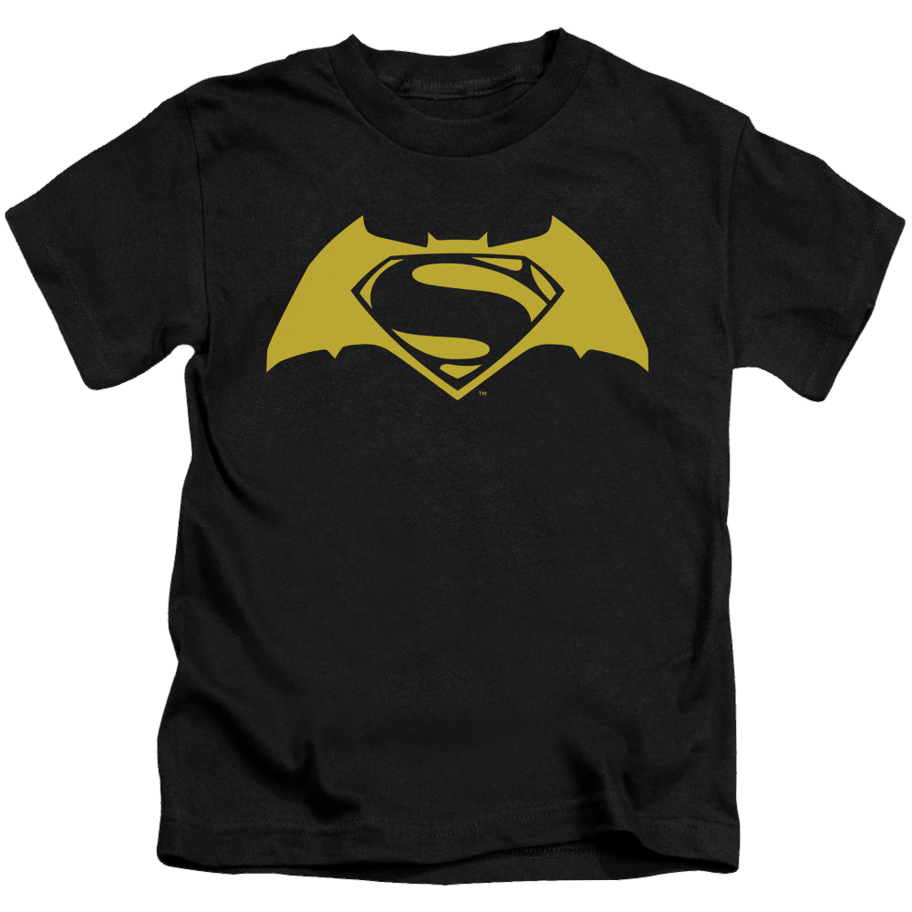 Batman v Superman Simple Logo - Kid's T-Shirt Kid's T-Shirt (Ages 4-7) Batman   