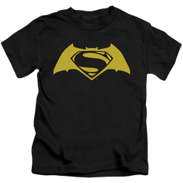 Batman v Superman Simple Logo - Kid's T-Shirt Kid's T-Shirt (Ages 4-7) Batman   