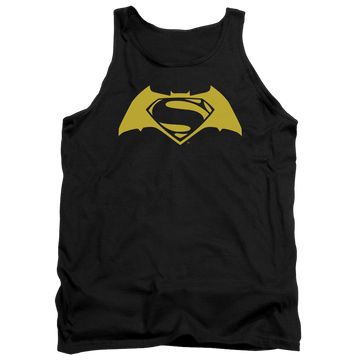 Black men's tank with Batman v Superman Simple Logo graphic