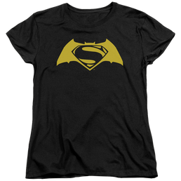 Batman v Superman Simple Logo - Women's T-Shirt Women's T-Shirt Batman   