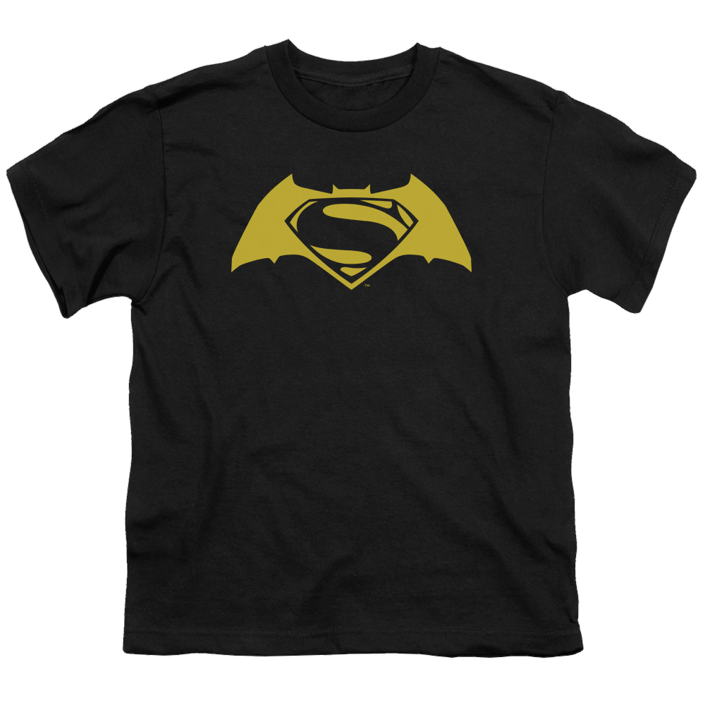 Batman v Superman Simple Logo - Youth T-Shirt Youth T-Shirt (Ages 8-12) Batman   
