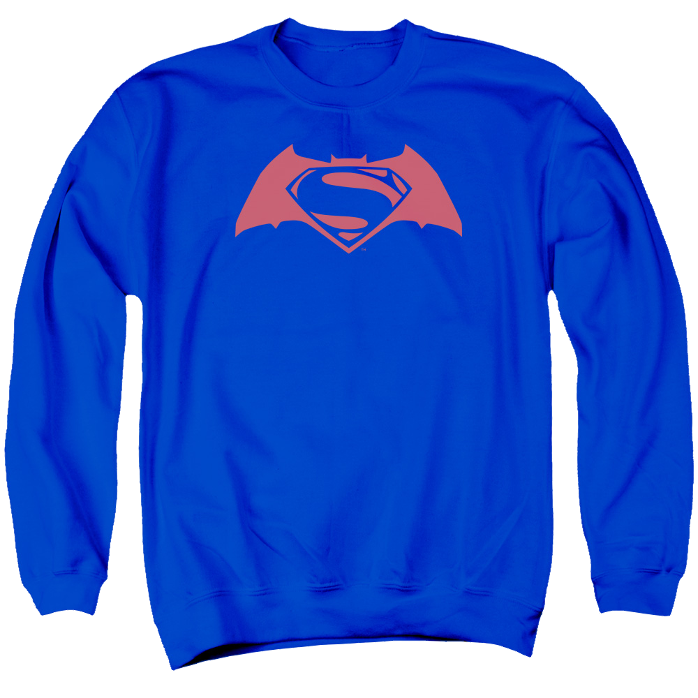 Batman v Superman Simple Logo - Men's Crewneck Sweatshirt Men's Crewneck Sweatshirt Batman   