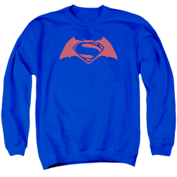Batman v Superman Simple Logo - Men's Crewneck Sweatshirt Men's Crewneck Sweatshirt Batman   