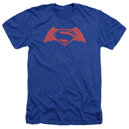 Batman v Superman Simple Logo - Men's Heather T-Shirt Men's Heather T-Shirt Batman   