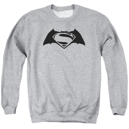 Batman v Superman Simple Logo - Men's Crewneck Sweatshirt Men's Crewneck Sweatshirt Batman   
