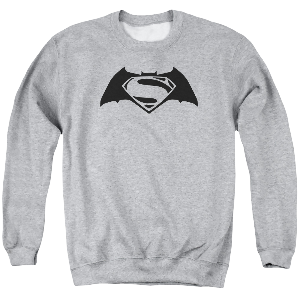 Batman v Superman Simple Logo - Men's Crewneck Sweatshirt Men's Crewneck Sweatshirt Batman   
