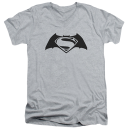 Batman v Superman Simple Logo - Men's V-Neck T-Shirt Men's V-Neck T-Shirt Batman   